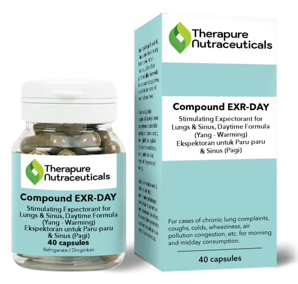 Compound EXR-DAY - Mild Expectorant for Lungs and Sinus, Daytime