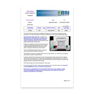 CA 19-9 Cancer Antigen