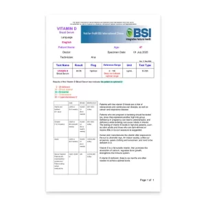 Vitamin D Blood Serum